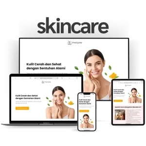 pembuatan website skincare oleh Jeremi Napoli Siregar