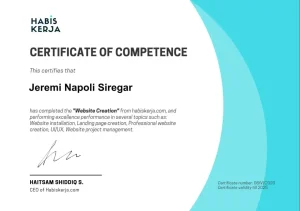 website wordpress - Jeremi Napoli Soregar