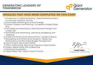 Sertifikat Jeremi Napoli Siregar - WAA Digital Marketing by Qarir Generator.